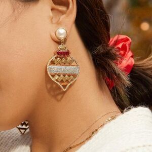 CHRISTMAS Ornament Drop Fashion Earrings